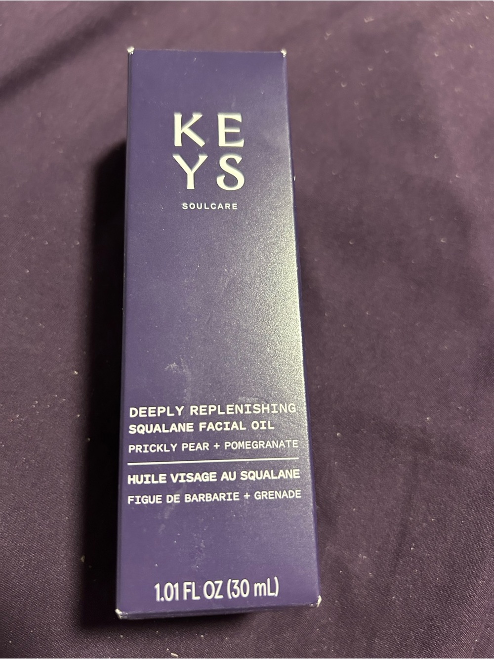KEYS Soulcare Deeply Replenishing Squalane Facial Oil - Purple